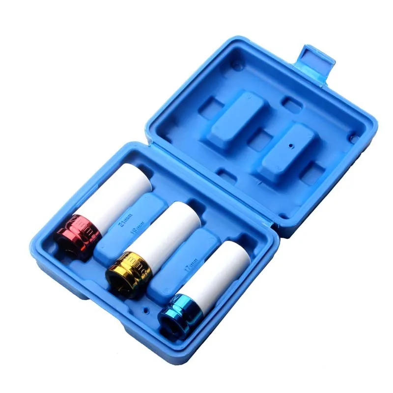 3PCS Pneumatic Tire Protection Sleeve【Color Long Sleeve Auto Repair Tool 】 Color Sleeve Three Pieces