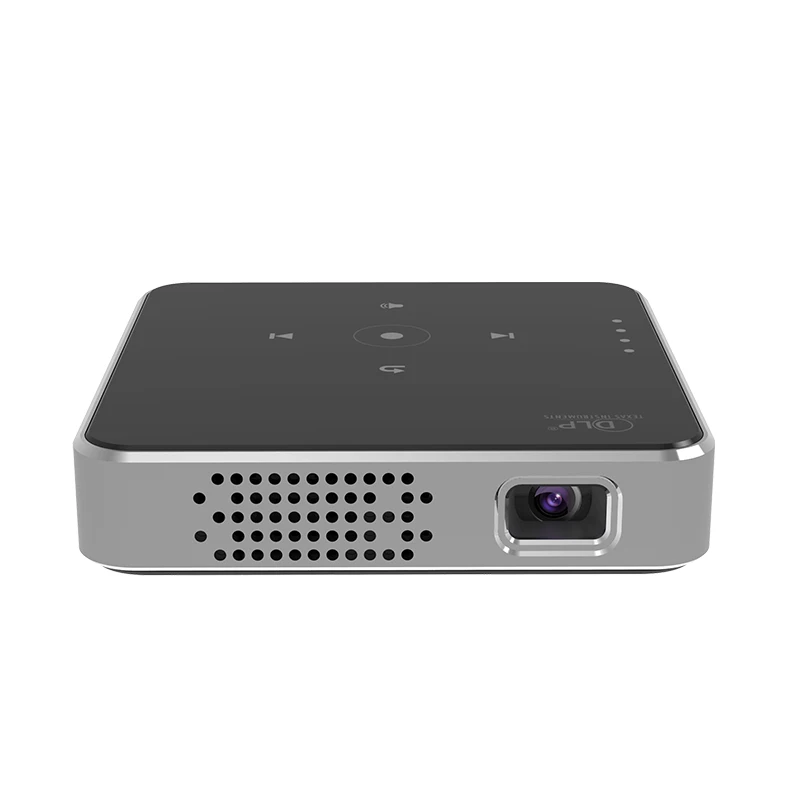DLP 3D สมาร์ทมินิโปรเจคเตอร์4K LED โฮมเธียเตอร์ RGB LED Android 1080P แบบพกพาโปรเจคเตอร์