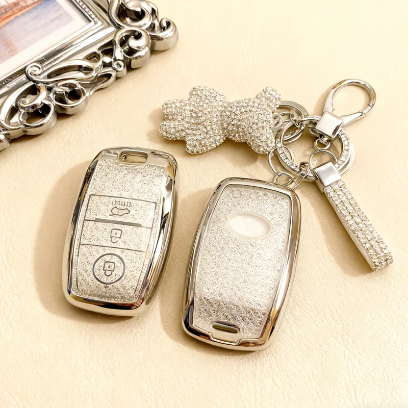 

Чехол из ТПУ с белым бриллиантом для KIA RIO 3 K2 K3 K4 K5 Sportege Picanto Optima Soul Ceed Sorento Forte Stinger Cerato