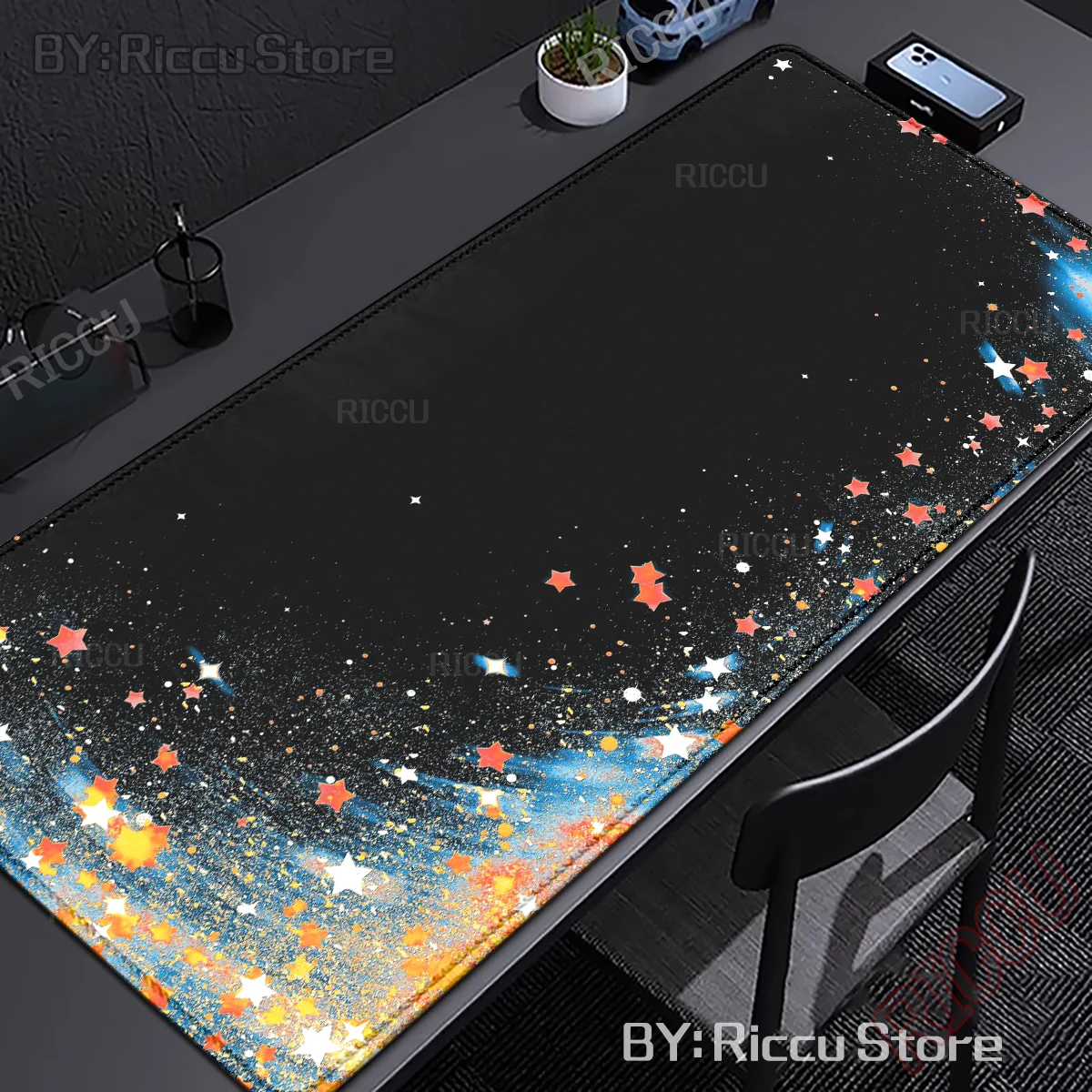 

HD XXL Stars starlight starry sky pc accessories Art 400X900 MM Mouse Pad Gamer Extended pad Desk Mat Gaming Keyboard Desk Mats