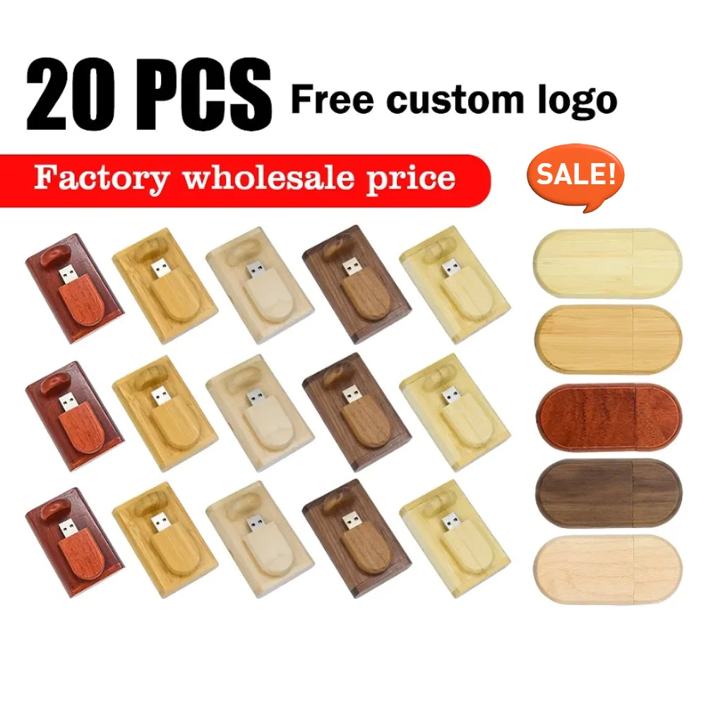 

20 шт. в партии USB-флешка в деревянной коробке, ручка-накопитель, деревянная USB2.0, бесплатный индивидуальный логотип, 32 ГБ, 64 ГБ, 4 ГБ, 8 ГБ, 16 ГБ, карта памяти для подарка
