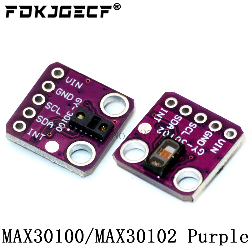 MH-ET LIVE MAX30102 MAX30100 Heart rate Sensor Module Puls detection Blood oxygen concentration test For Arduino Ultra-Low Power