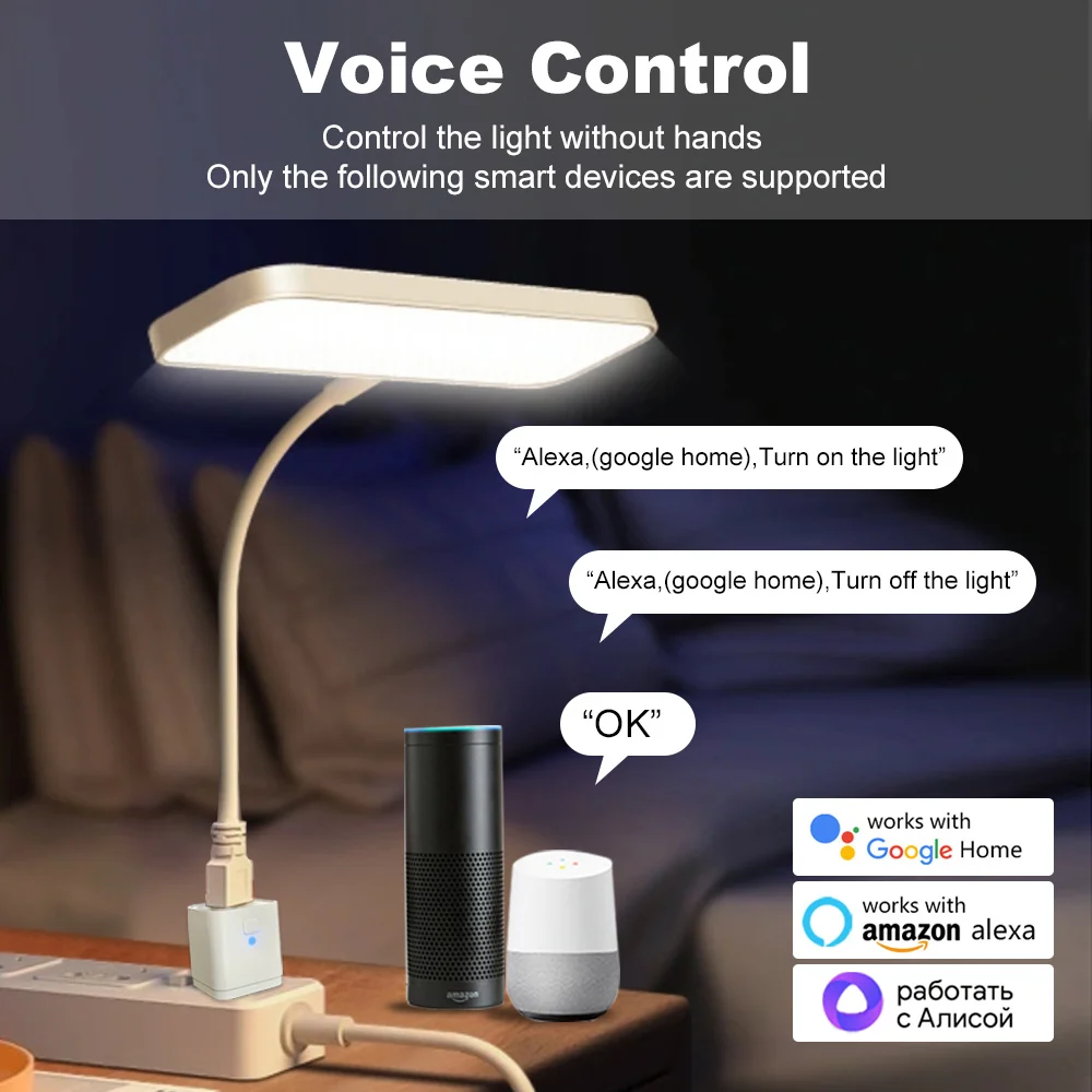 Tuya WIFI Smart Micro USB Adaptor Switch 1/2/3 Mini USB Power Adaptor 5V smart home Voice Control Works with Alexa Google Alice