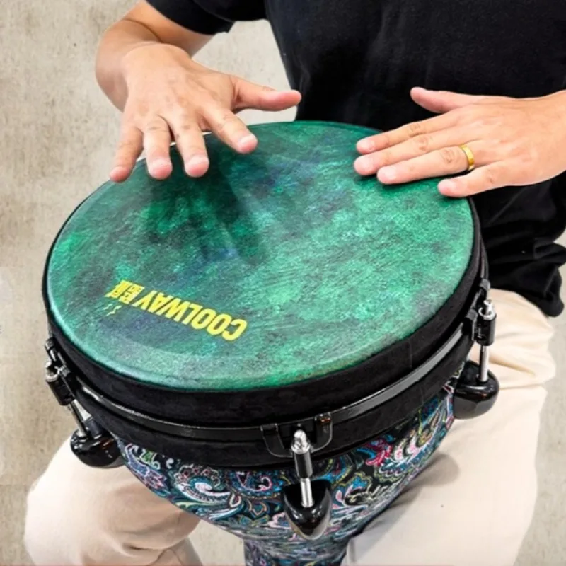 

12-дюймовый джембе-барабан, профессиональные африканские барабаны для взрослых и начинающих, традиционный портативный бубен, детские ударные инструменты