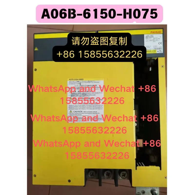 

Драйвер источника питания б/у A06B-6150-H075, функциональный тест, ОК, быстрая доставка