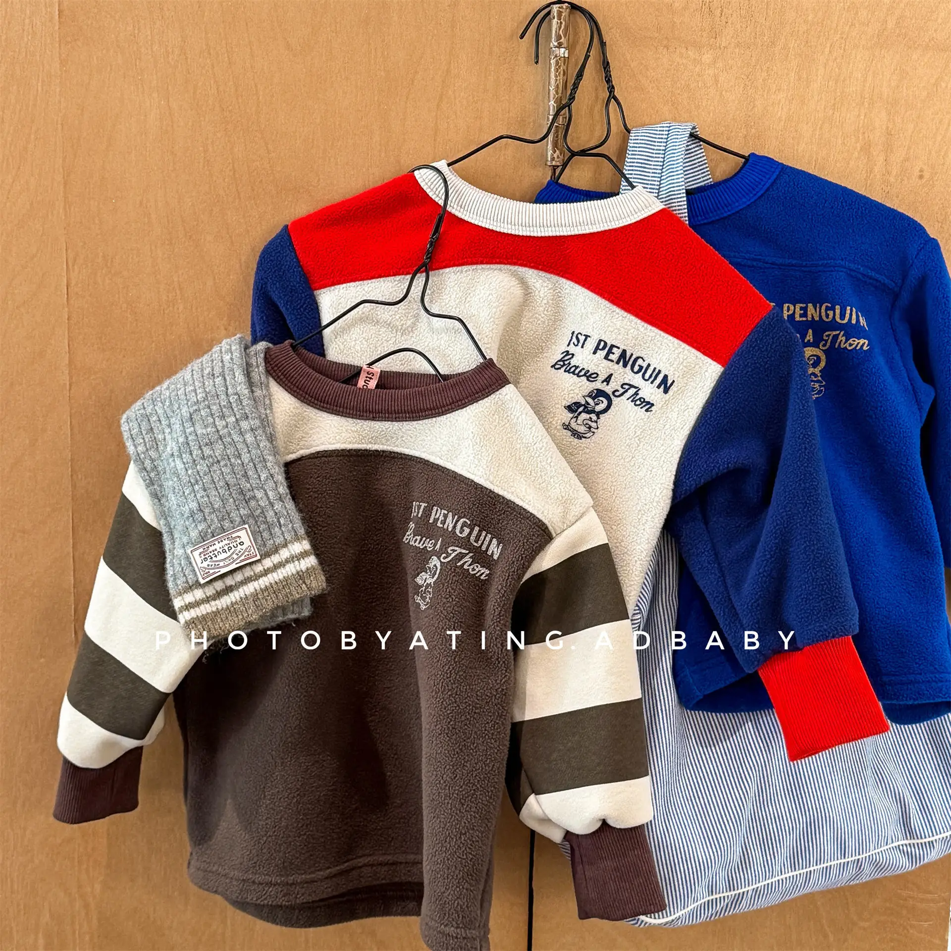 

2025 Winter New Children Long Sleeve Fleece Sweatshirt Boys Girls Warm Pullover Plus Velvet Thick Baby Casual Tops Kids Clothes