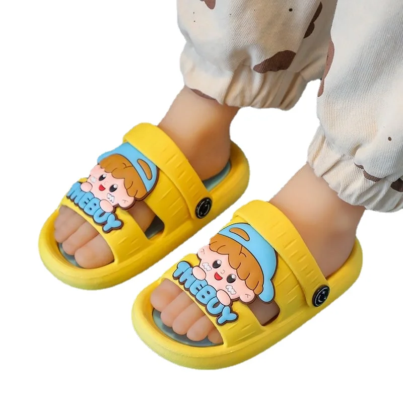 Sandal ias Cartoon Kinder Sandalen 2024 Sommer neue Anti-Rutsch-Mädchen Hausschuhe weiche Sohle Junge Haus Schuhe Kinder Schuh Zapatos Niña