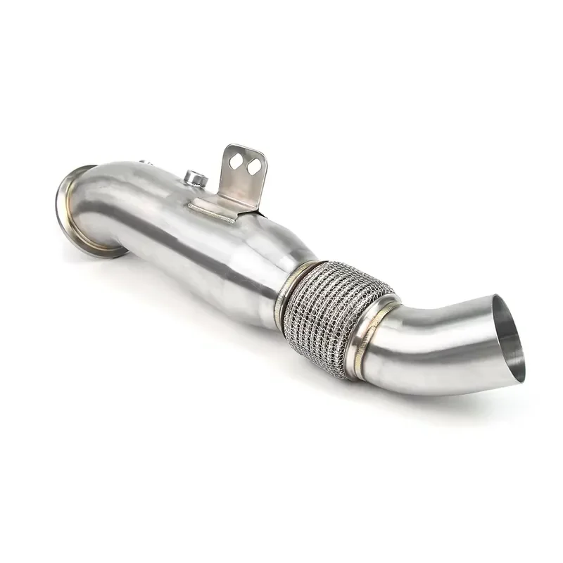 For BMW M240i/340i/440i/540i/740i/840i &xDrive 2016-2022 New 304 Stainless Steel Exhaust Downpipe Polished Surface 4.5