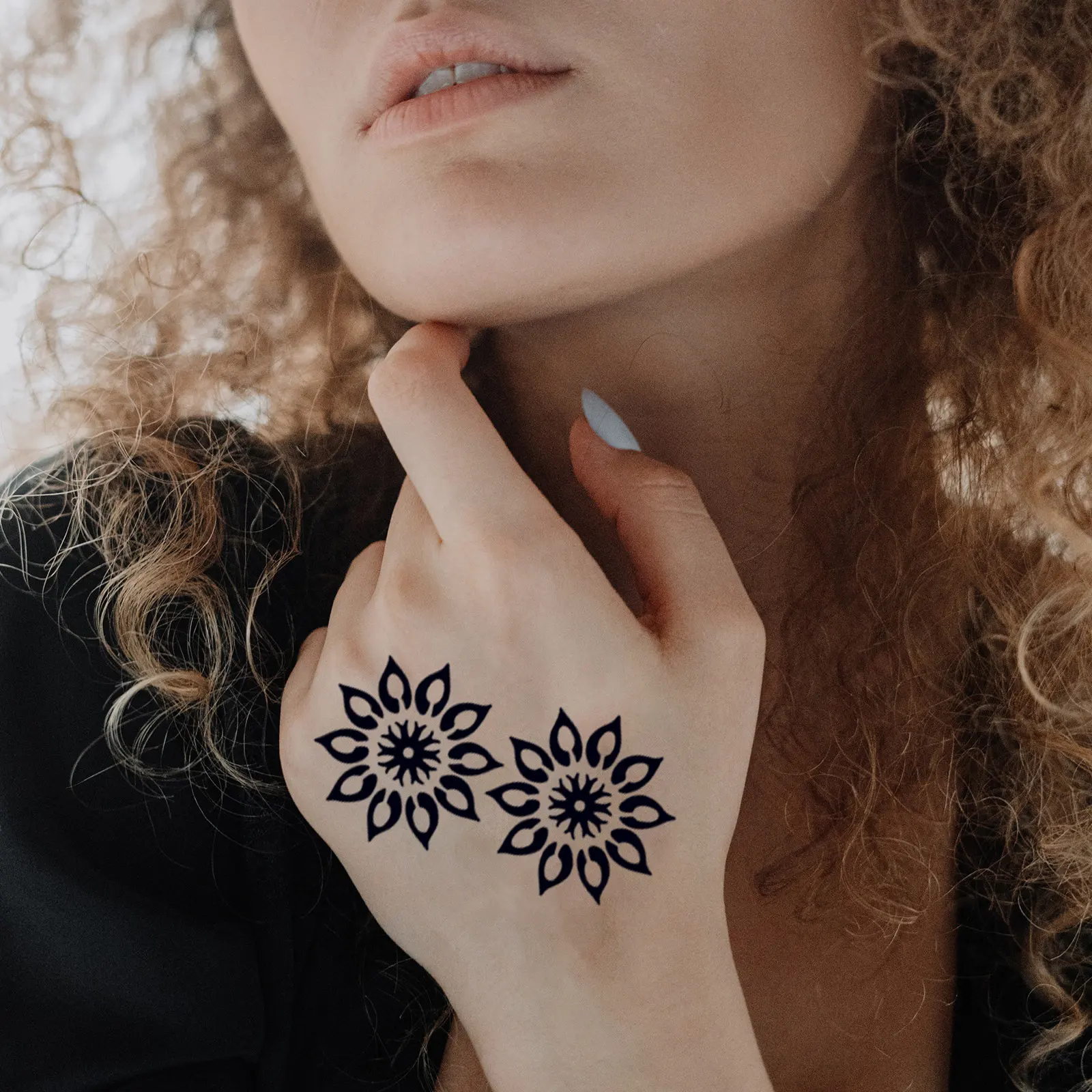 

7PCS Temporary Tattoo Stencils Templates for DIY Art Patterns Hollow Out Design Adult Use