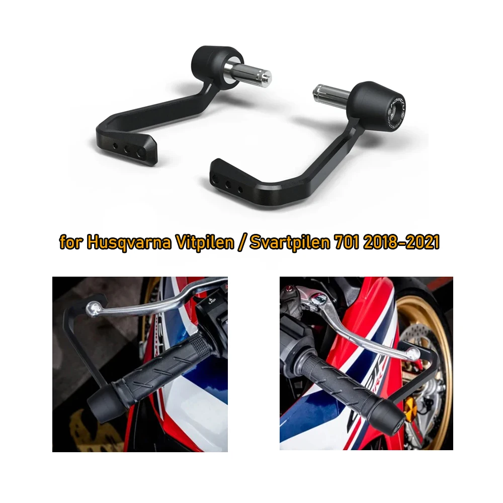 

Motorcycle Bar Ends Brake Clutch Lever Protection for Husqvarna Vitpilen / Svartpilen 701 2018-2021