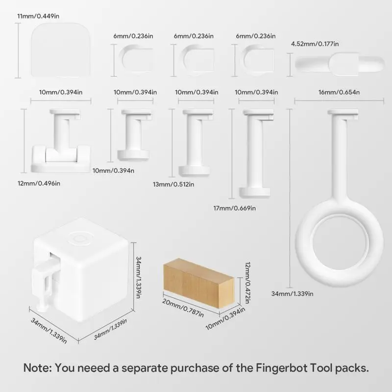 Imagem -03 - Tuya Zigbee Fingerbot Além Disso Botão Interruptor Inteligente Pusher Timer Vida Útil Controle de Voz Funciona com Alexa Assistente do Google