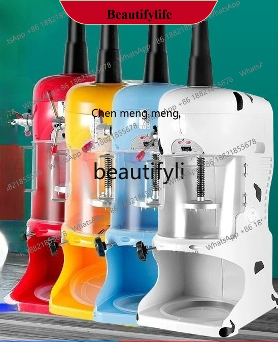 AB02 Mianmian Ice Machine Snowflake   Shaved Ice Machine Commercial Ice Crusher Smoothie Machine Milk Tea Shop