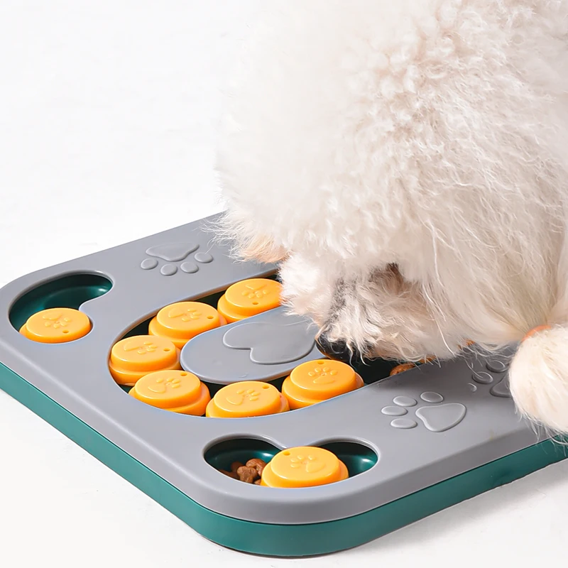 

Small Size Innovative Interactive Puzzle Dog Training Toy PC Round Activity Slow-Feed Intelligence Enrichment Toy for Cats Dogs