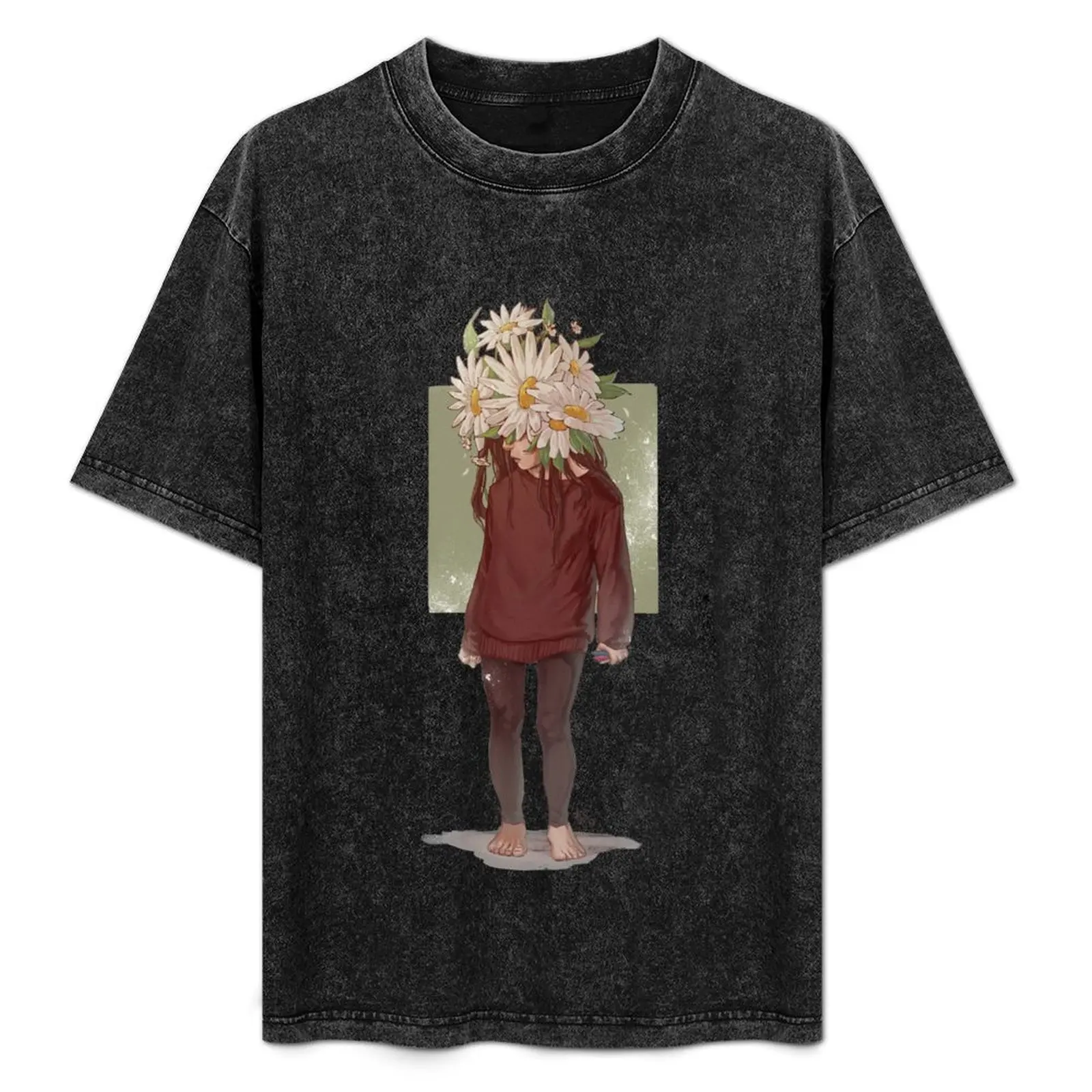 

care and the daisies T-Shirt Big and Tall Crew Neck Tee