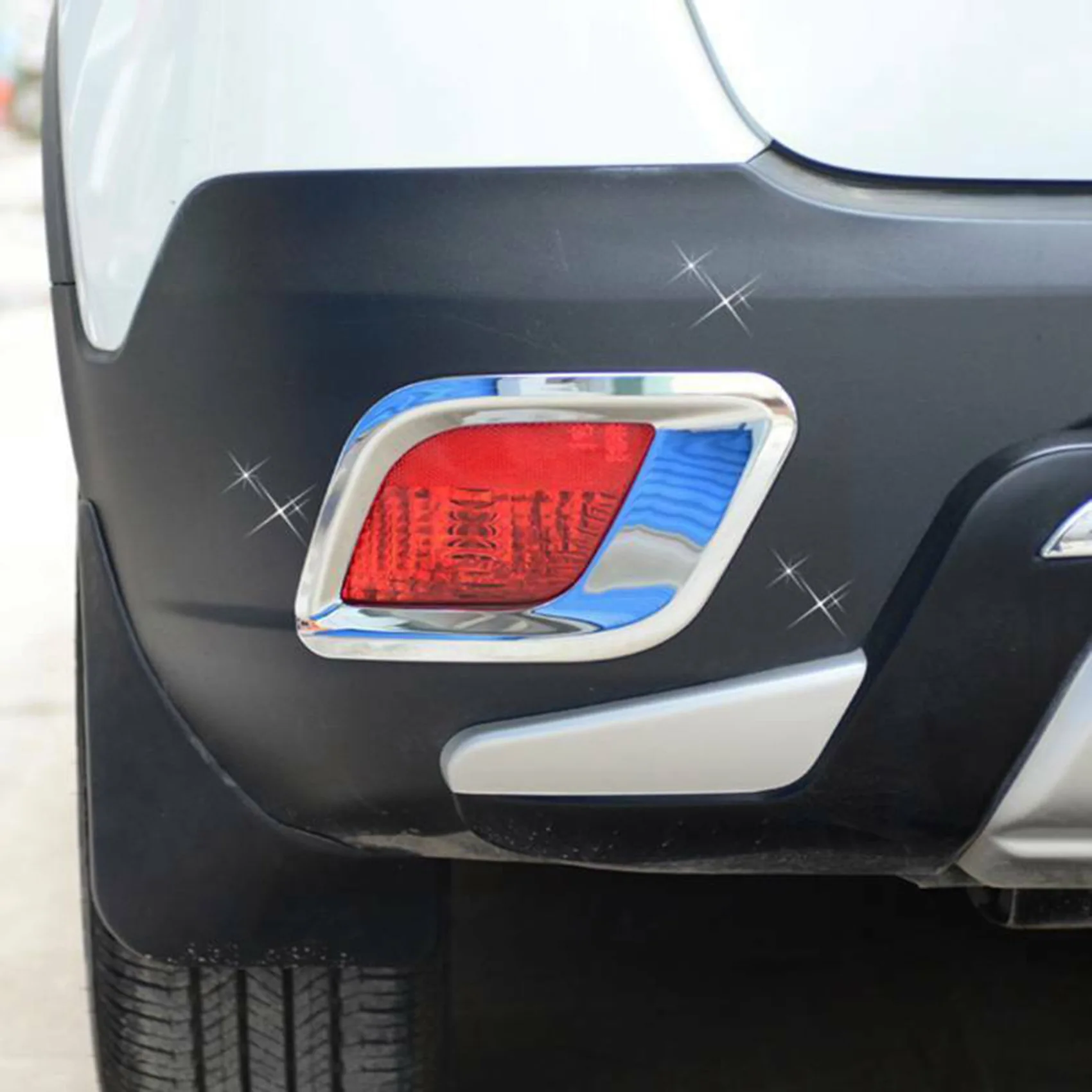 For Buick Encore Opel/Vauxhall Mokka 2012 2013 2014 2015 2016 Rear Fog Light Foglight Lamp Cover Trim Molding Decoration-A28K