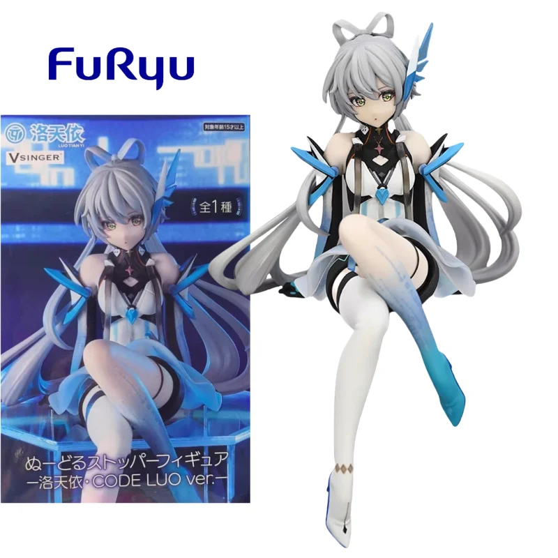 

В наличии оригинальные фигурки FuRyu Vsinger Luo Tianyi CODE LUO с лапшой, аниме-фигурка, модель, коллекция, подарок на день рождения, подарки