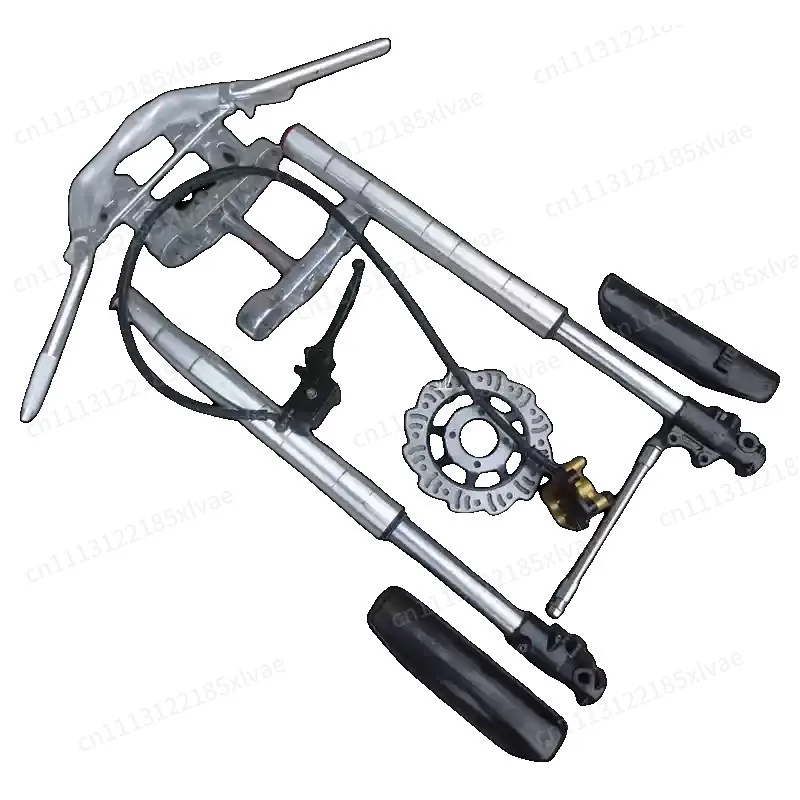Motocross Module Kit, 710/735/800/650mm Inverted Front Shock Absorber + Guide Compact with Front Brakes