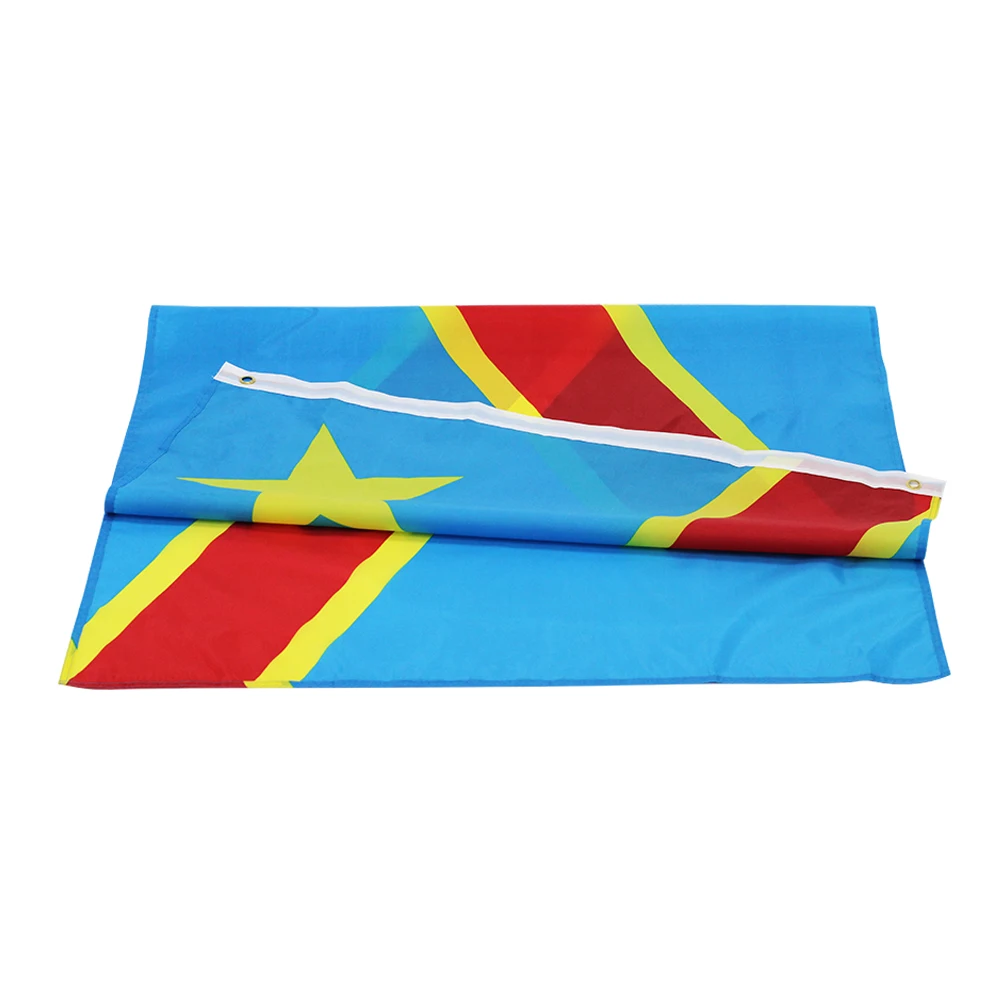 XIANGYING 3x5Fts Democratic Republic Congo Flag Cod Cd Congolese