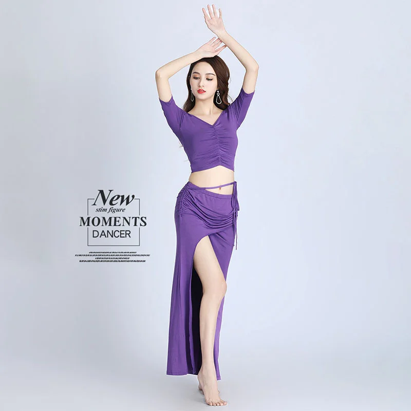 

New Large Size Modal Belly Dance Practice Dance Suit Belly Dance Performance Skirt