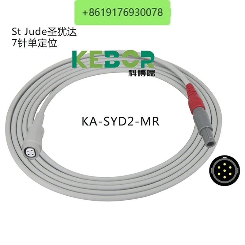 7-контактный инвазивный кабель для измерения артериального давления Святой Иудаи к кабелю датчика давления Эдварда/Браун/Мендрей