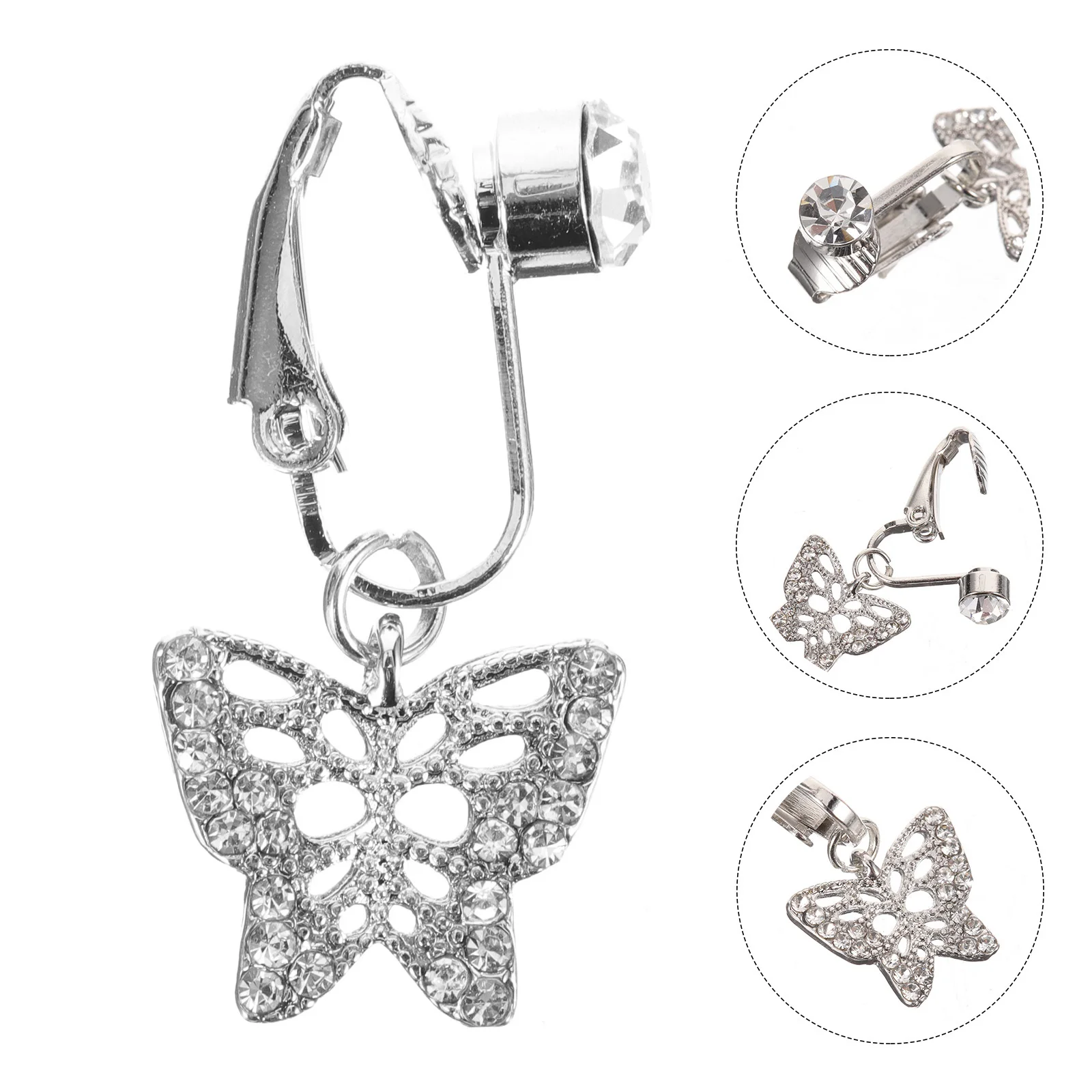 وهمية البطن خاتم على شكل زر المرأة غير ثقب كليب على استرخى البطن الدائري السرة مجوهرات الرقص مهرجان حزب التبعي موضة الجسم