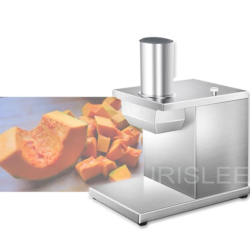 

220V Fruit Vegetable Dicing Machine Carrots Granulator Electric Cutting Potato Cucumber Cube Machine