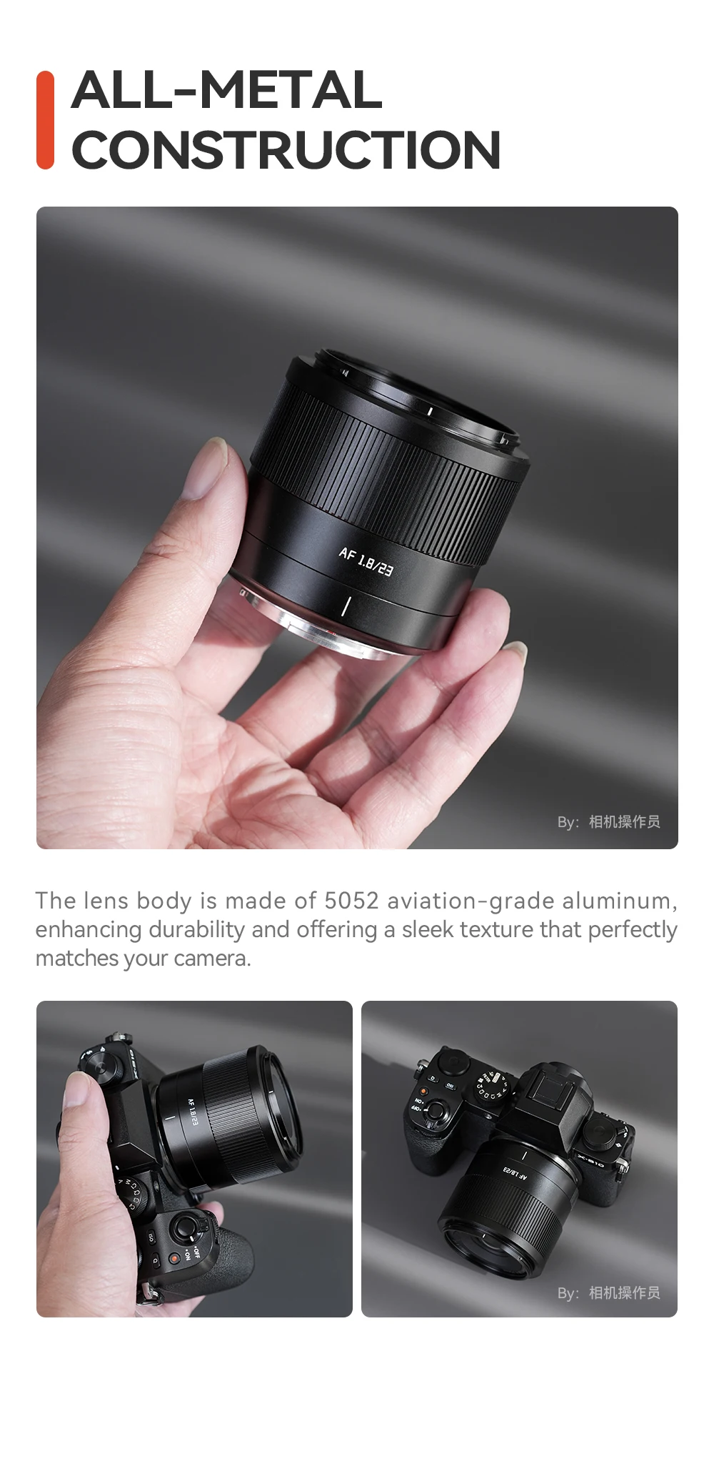 TTArtisan APS-C 23mm F1.8 AF Autofokus-Kameraobjektiv für Fuji Fujifilm XF FX Kamera XT10 XT30 XT30II XS10 XM5 XA7 X100PRO XH2 XE3 – Detail 3