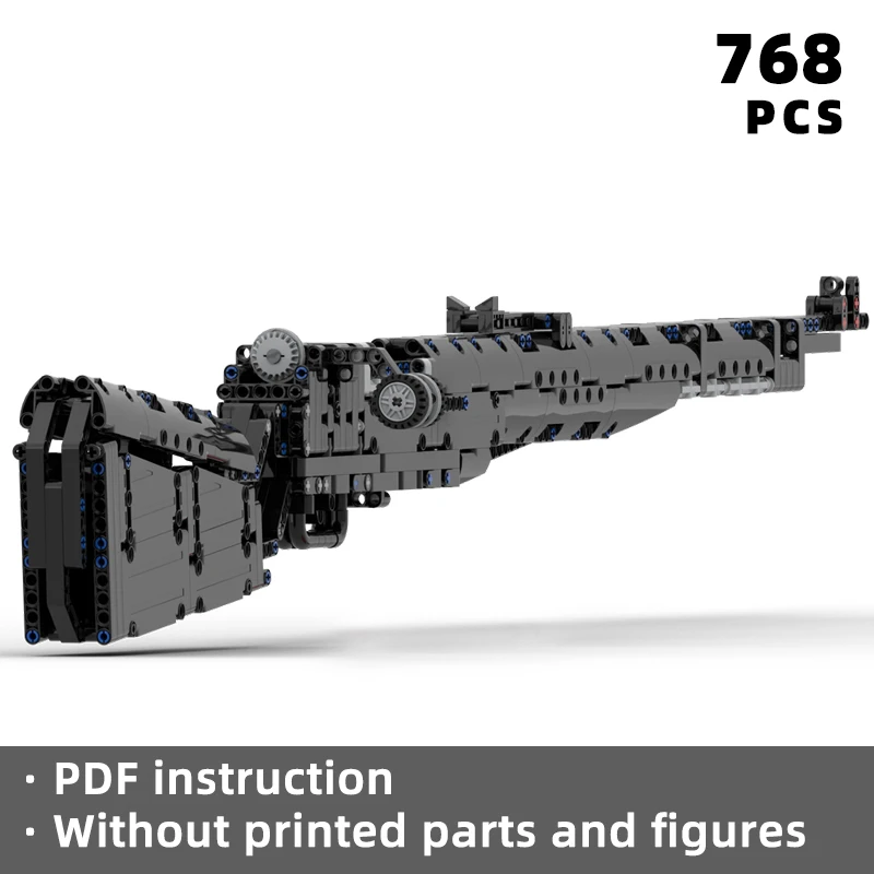 ww2 Kar98 98K firearm gun bricks military German rifle blocks DIY assembly toy weapon building moc unique display klocki