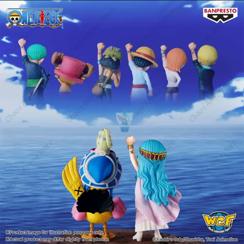 Bandai BANPRESTO One Piece WCF Nefertari D. Vivi Karoo Luffy Anime Kawaii Action Figure Toy Gift Model Collection Hobby Gift