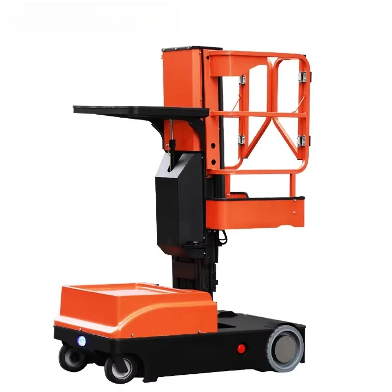 5m 6m Electric Automated Warehouse Material Handling Equipments Self Propelled Order Vertical Lift Shelf Order Picking