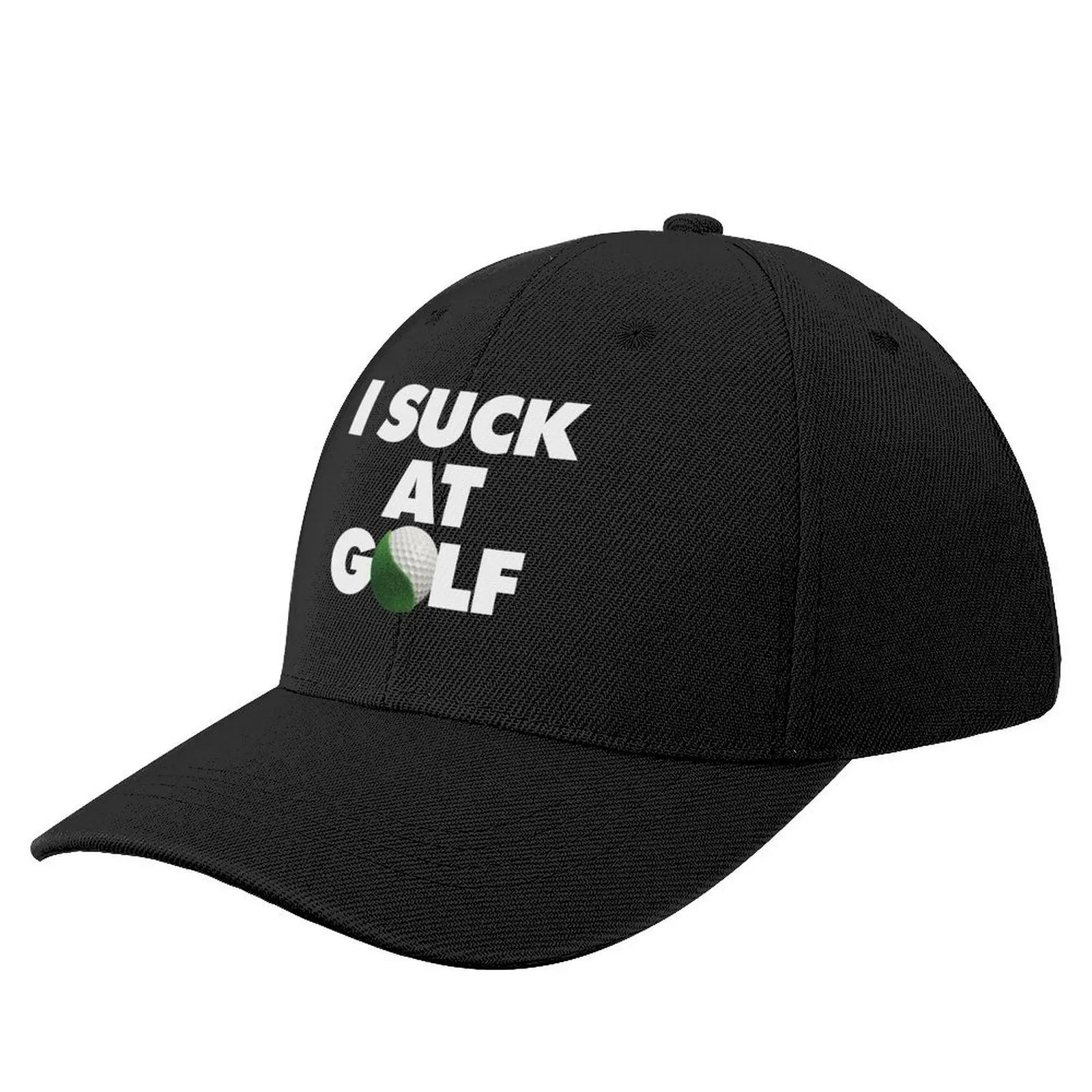 

I suck at golf Funny Golfer saying Quote Baseball Cap Uv Protection Solar Hat Male hat luxury caps Women's Men's