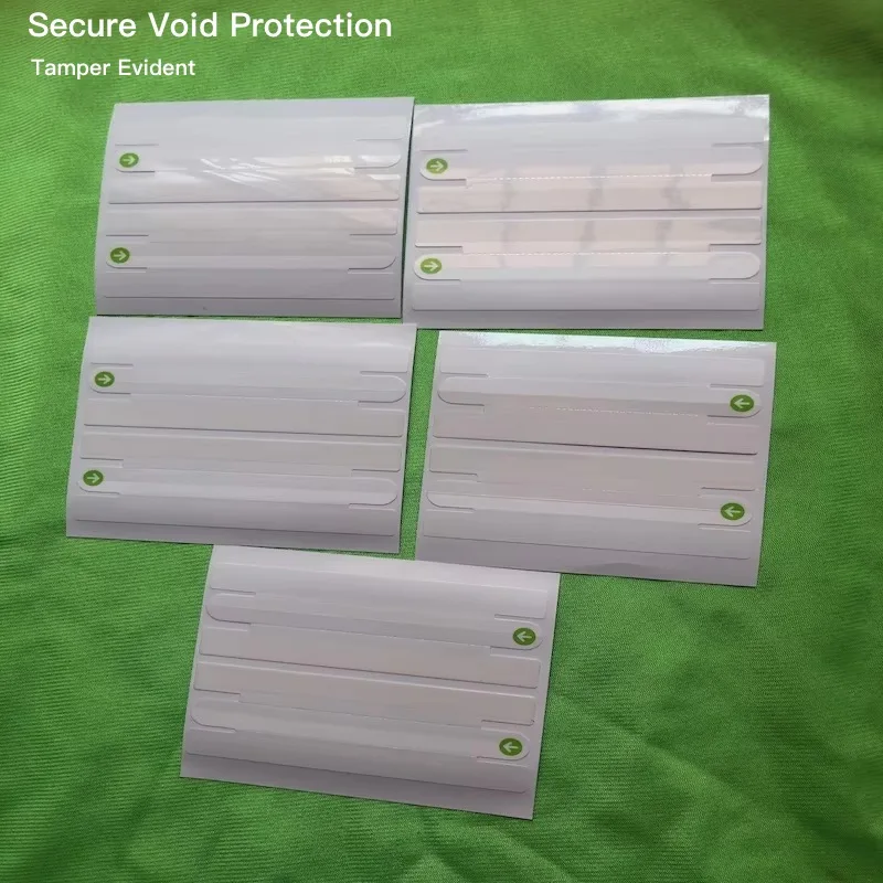 20Sets NO UV Self Adhesive Anti Tamper Void Sealed Sticker For15-18 ProMax Duo Plus Air e SE Secure Retail Repair Shipping Label