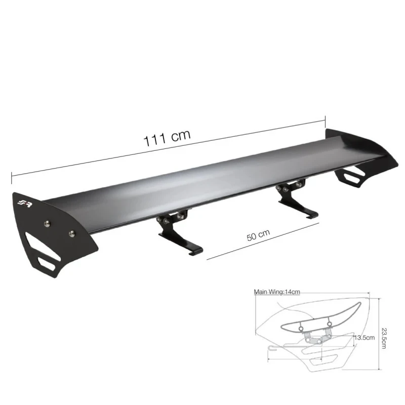 

Wing Roof Spoiler Black Car Accessory