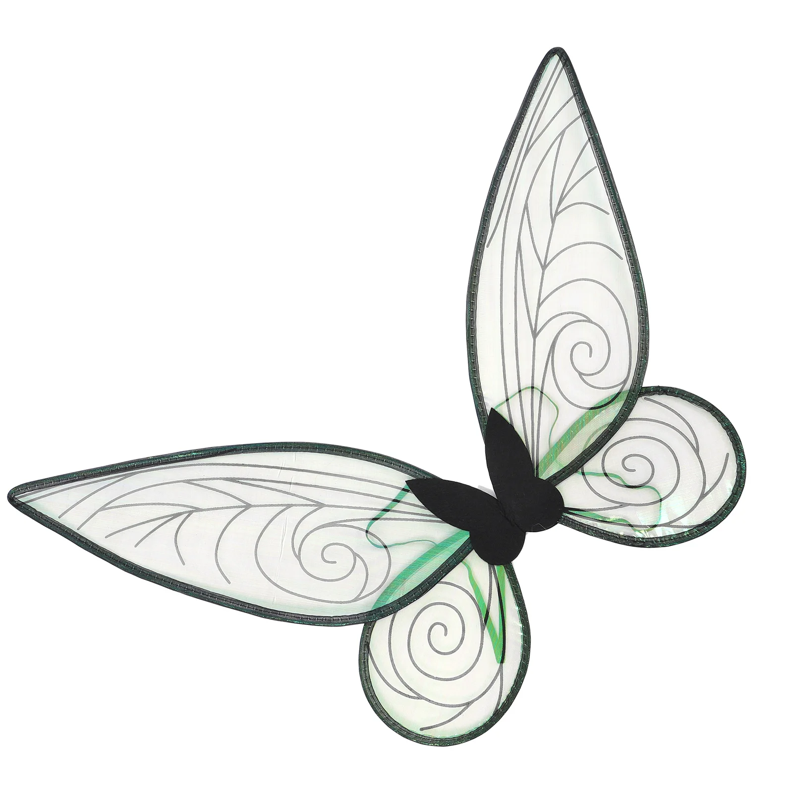 

Костюм Бабочки Увыума Снежинка и Крылья Феи, детская накидка на Хэллоуин, ослепительная пряжа, декор в виде крыльев, аксессуар для детской вечеринки