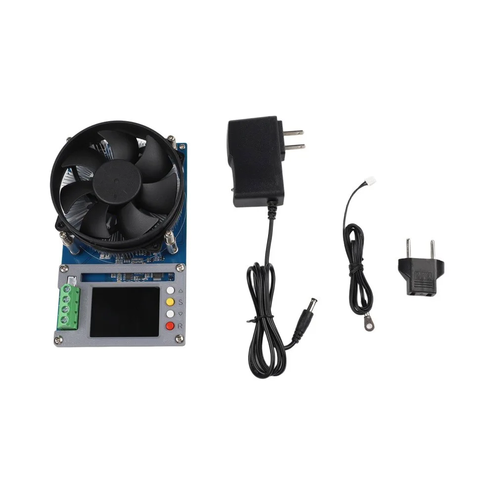 1Set 2.4inch Color Screen CNC Electronic Load 150W 20A 4-wire Battery Capacity High-Precision Tester Power Tool Parts