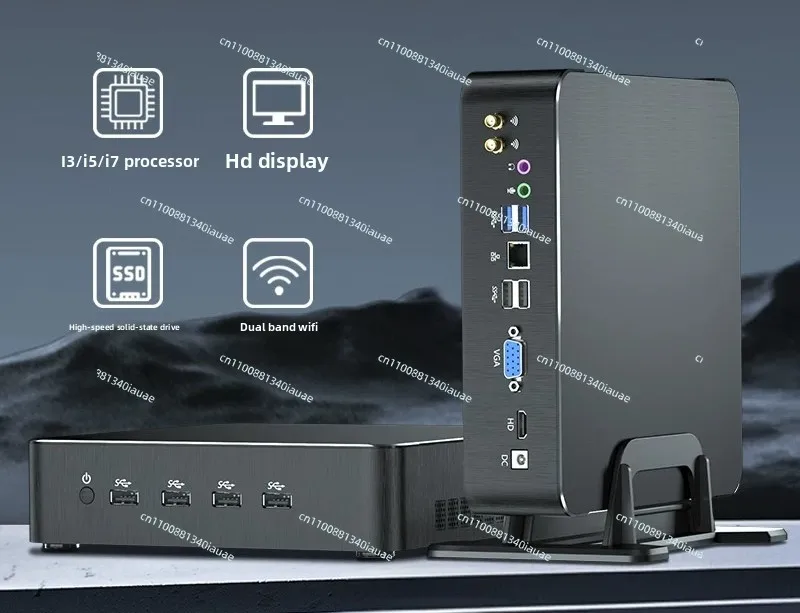 I3i5i7 Mini Host Computer Industrial Control Micro Ultra-thin Desktop Small Office Mini Host