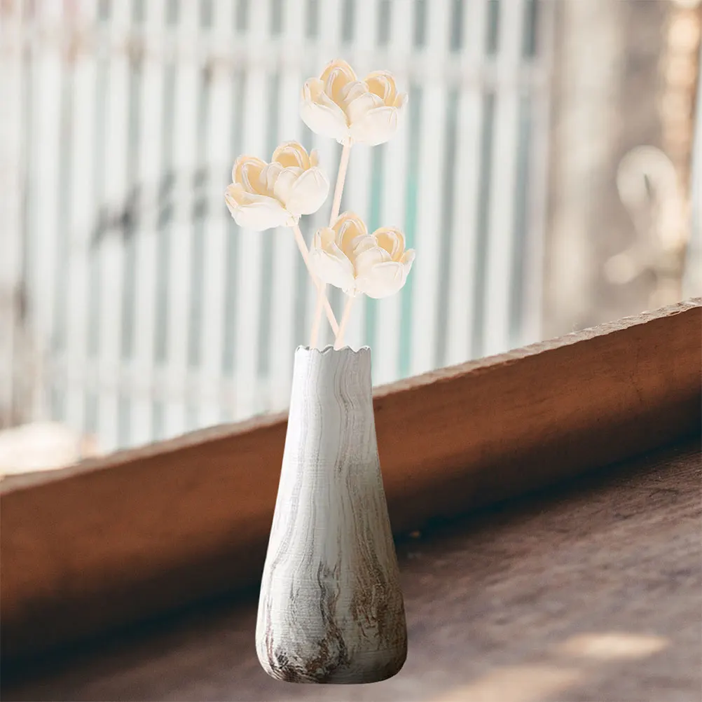 

6pcs Aromatherapy Vine Essential Oil Aromatherapy Diffuser Sticks Diffuser Refills Realistic Flowers Home Decor Scented Room