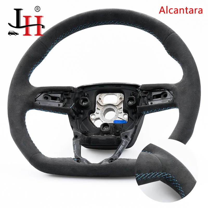 Custom Car Interior Parts Carbon Fiber Steering Wheel For Audi Q8 Q6 A6L Q3 Sportback Q5L Q7 A1 RS6 RS7