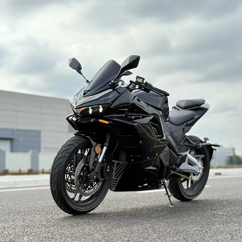 New Wholesale Customized Racing Electric Motorcycle Manufacturer Direct Sales High-power 72V H400-M Model Speed 130 km/h