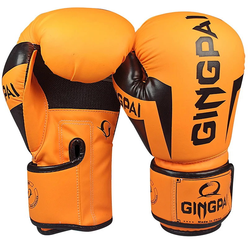 Kick Boxing Gloves for Adult Men Women PU Karate Muay Thai Guantes De Boxeo Free Fight MMA Sanda Training Adults Kids Equipment