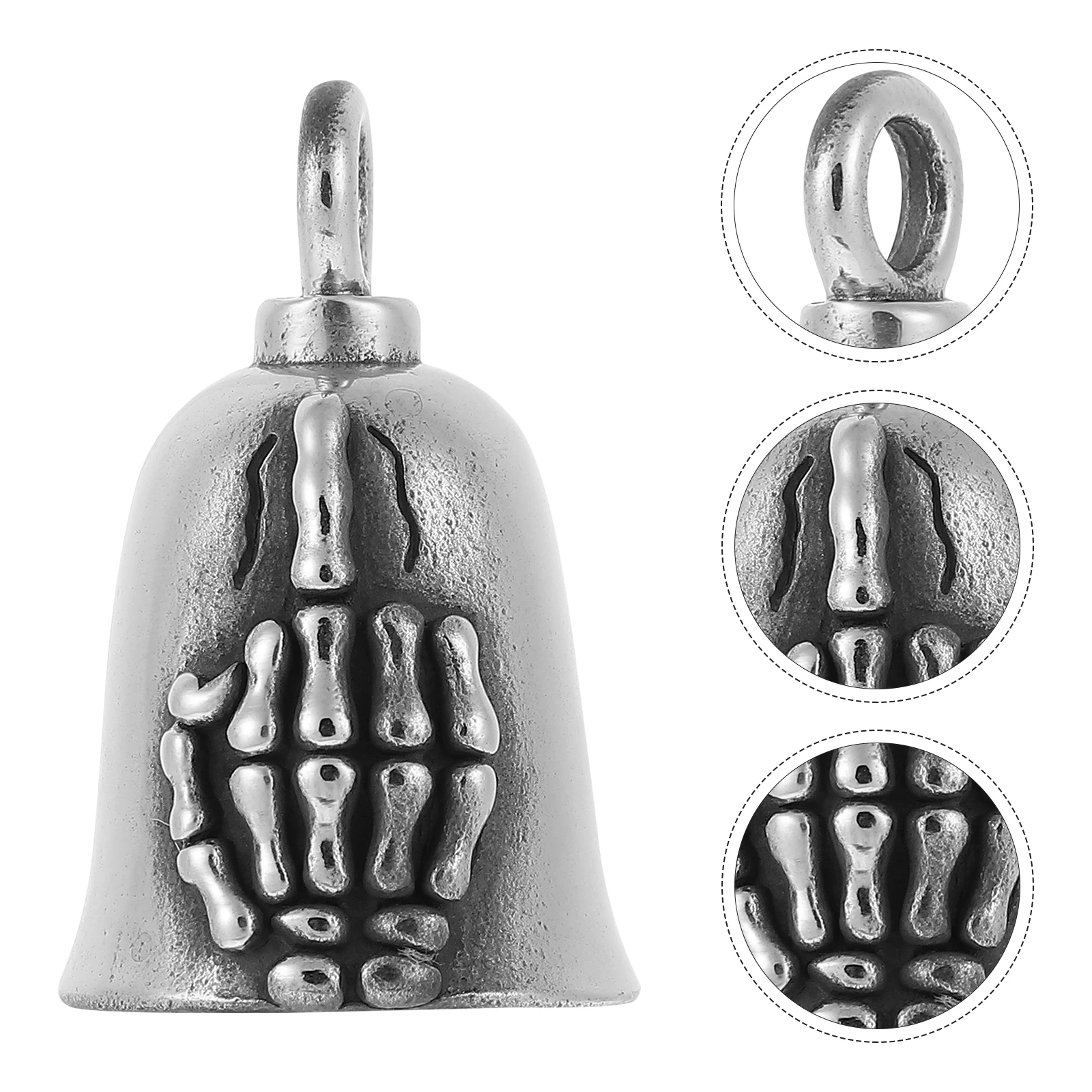 

Bell Pendant Small Motorcycle Bells Mini Titanium Steel Jewelry Charms Craft Accessories Durable Premium Materials