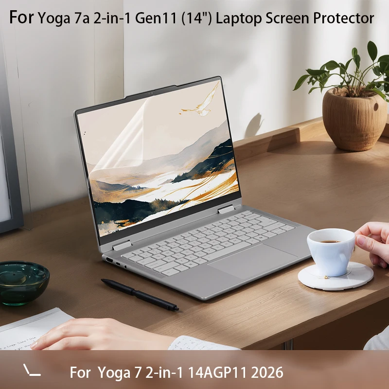 For Lenovo Yoga 7a 2-in-1 Gen11 Computer Keyboard Film Yoga 7 2-in-1 14AGP11 Screen Protector Laptop Anti-Reflective Accessories