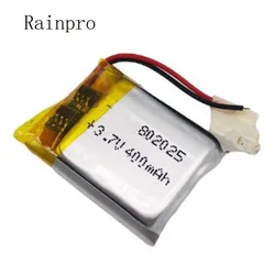 1PCS 3.7V polymer lithium battery 802025 for children's smart positioning watch Bluetooth audio Bluetooth headset 400mah