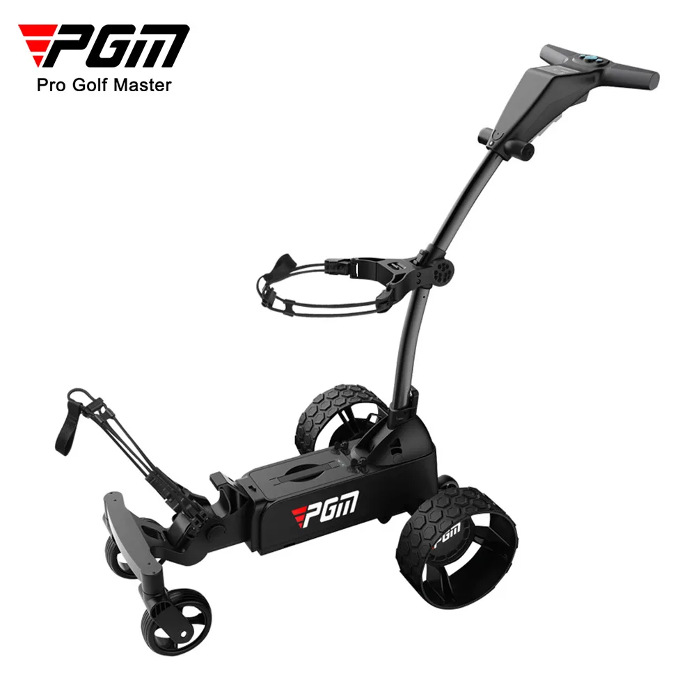 PGM AI Smart Follow Golf Trolley with Screen, Remote Control Foldable Golf Push Cart, Cross‑Border Supply for Golf Course Use