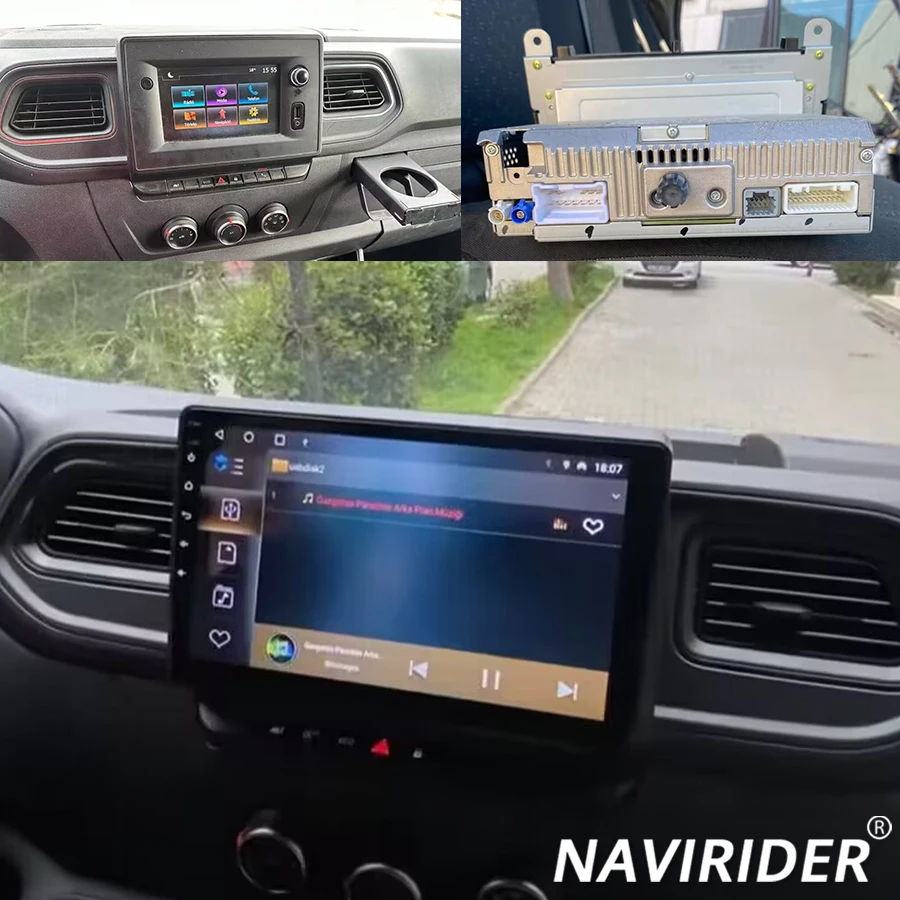 Android 14 Auto Car Radio For Nissan Ny400  Renault Master  Opel Movano GPS Navigation Carplay 4G Multimedia Video Player Stereo