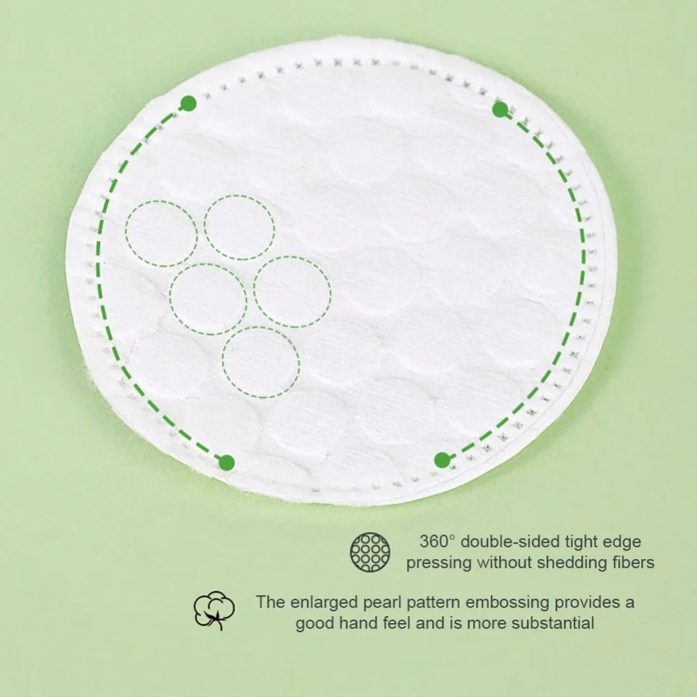 100/200 ชิ้นผ้าฝ้ายกลมนุ่มเนื้อสองด้านทุกวันทําความสะอาดผิวหน้ากําจัดแต่งหน้าดูแลผิวสําหรับบ้านและการเดินทางเรา
