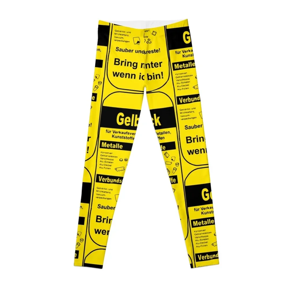 

The yellow bag Leggings workout shorts Fitness clothing Womens Leggings