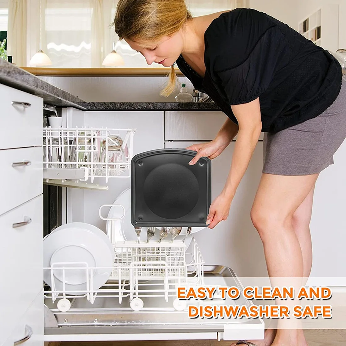 صينية تنقيط بديلة جديدة رائعة لفرن مقلاة هوائية 6Qt Chefman وAria وUltrean، قطع غيار مقلاة الهواء، مقلاة تنقيط غير لاصقة