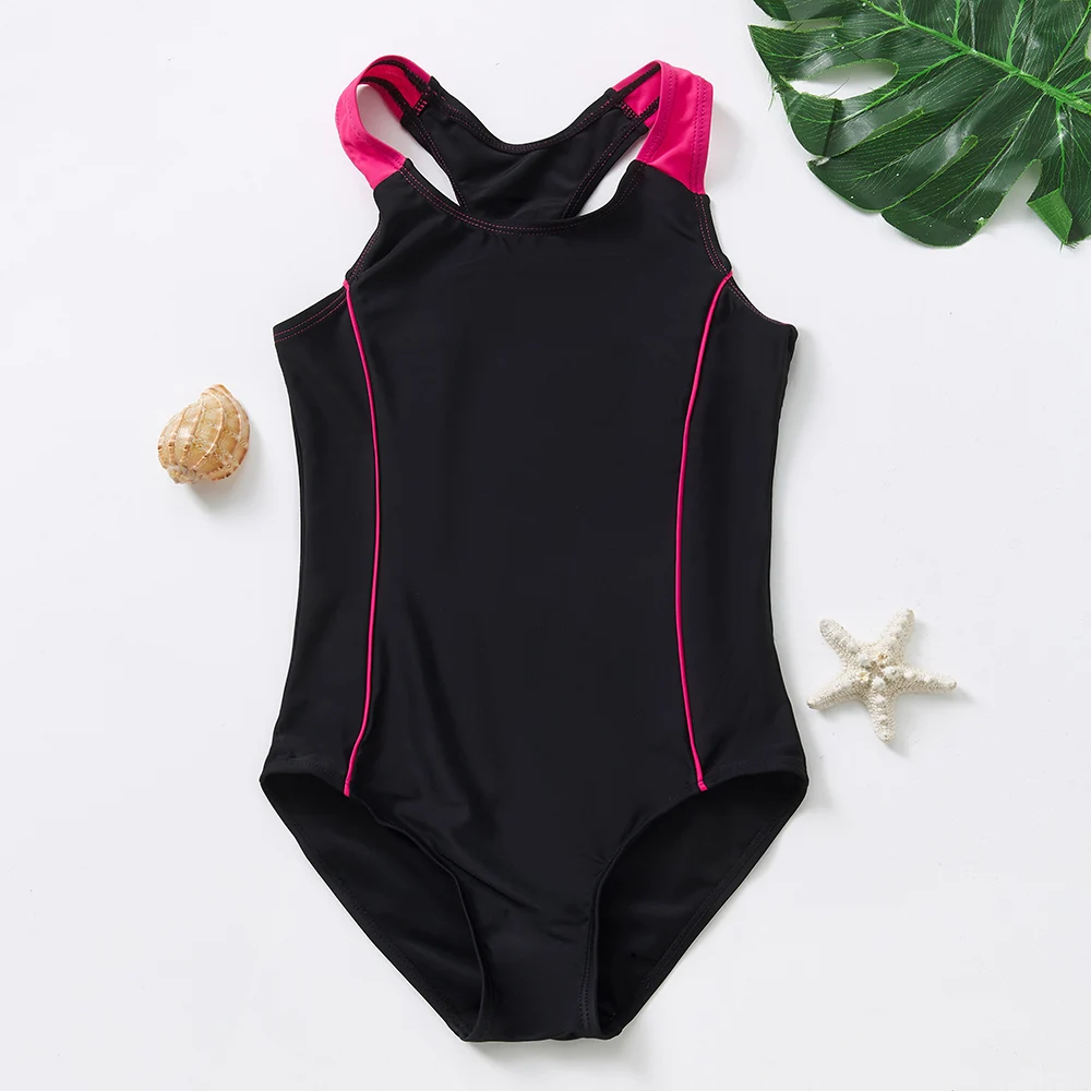 7~14Year Teenager Girls Swimsuits One piece Girls Swimwear High quality Children Swimwear Kids Beach wear Swimming costume