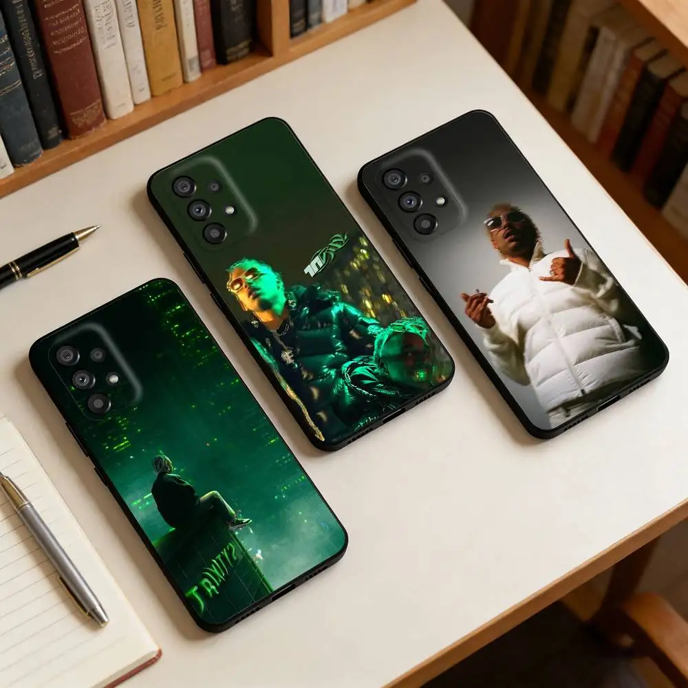 

L-Laylow For Samsung Galaxy A13,A21s,A22,A31,A32,A52,A53,A71,A80,A91 Soft Black Cover